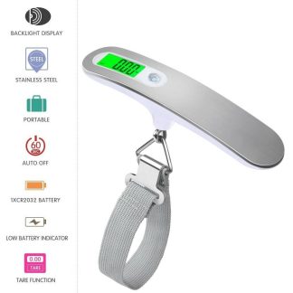Portable LCD Digital Luggage Weight Scales Hanging Suitcase Baggage Travel Scale With Belt For Electronic Weight Tool 50kg 110lb